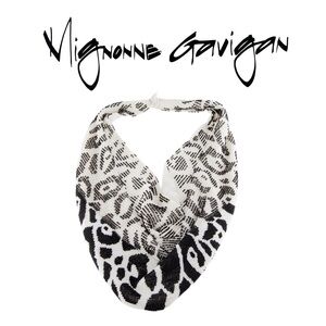 MIGNONNE GAVIGAN LEOPARD BEADED SCARF NECKLACE SOLD OUT